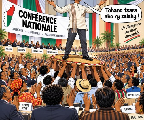 Ce dessin est une caricature d